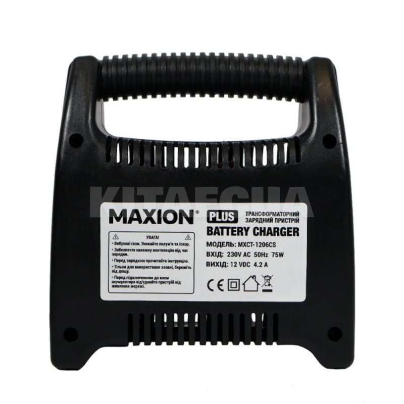 Зарядное устройство для аккумулятора 12В 80Ач 6А трансформаторное MAXION (MXCT-1206CS) - 3