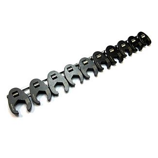 Набор ключей разрезных "воронья лапа" 10 предметов 10-19 мм TJG AUTO TOOLS