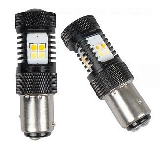 Світлодіодна лампа E21 12V P21 1300K (компл.) AMS