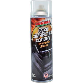 Очиститель обивки салона 500мл "сухая химчистка" Dry Intertior Cleaner RUNWAY