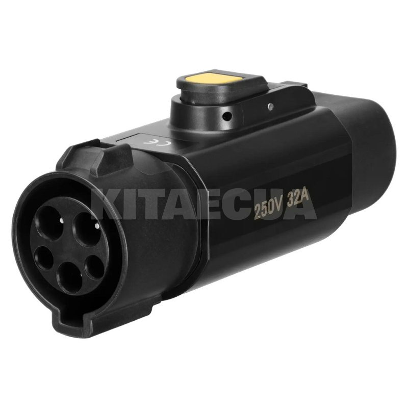 Переходник 7.4 кВт 32А Type 1 (станция) - GB/T AC (китайское авто) с фиксатором OLINK (АС Адаптер Type 1 - Type GBT з фіксатором OLINK)