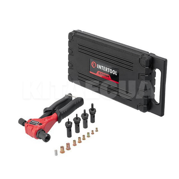 Заклёпочник одноручный M3-M4-M5-M6 Intertool (RT-0019) - 4