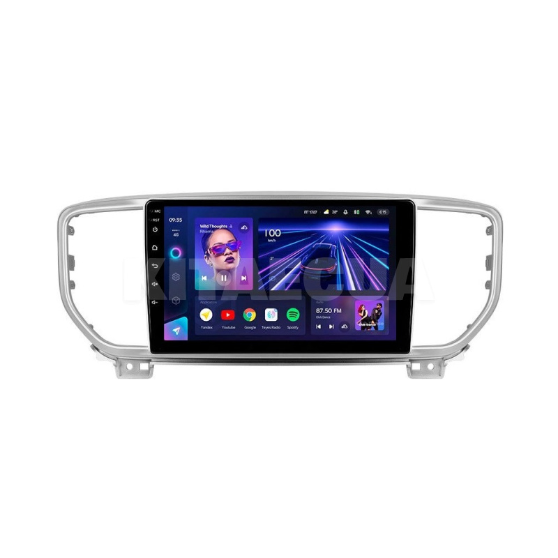 Штатная магнитола CC3L 4+32Gb 9" Kia Sportage 4 QL 2018-2020 (KX5 B) Teyes (42716)