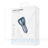 Автомобильное зарядное устройство 130W USB+2Type-C Super Charge PROOVE (512630092)