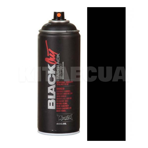 Фарба чорна 400мл матова "блек-аут" MONTANA (401435-MONTANA)