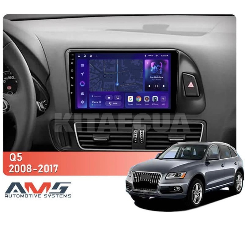 Штатна магнітола MOSS M3 4+32 ГБ 9" Audi Q5 8R 2008-2017 (A) AMS (49790) - 2