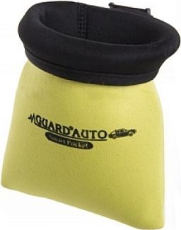 Держатель автомобильный мешочек на клипсе желтый GUARD