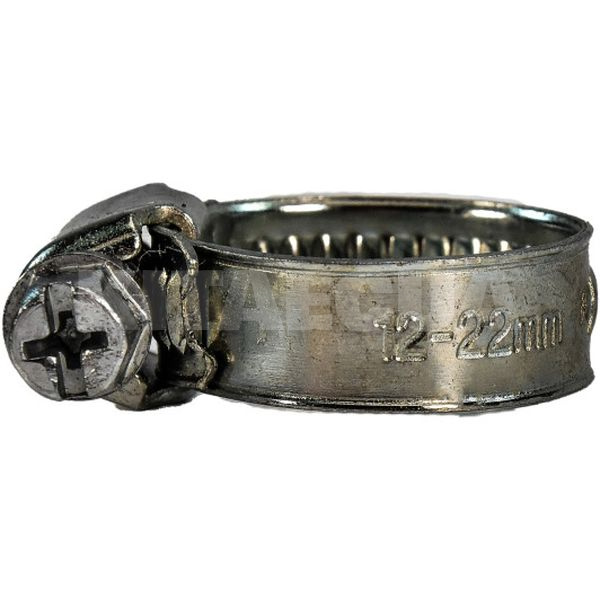 Хомут черв'ячний оцинкований W1 12-22мм 9мм CARLIFE (HC01222)