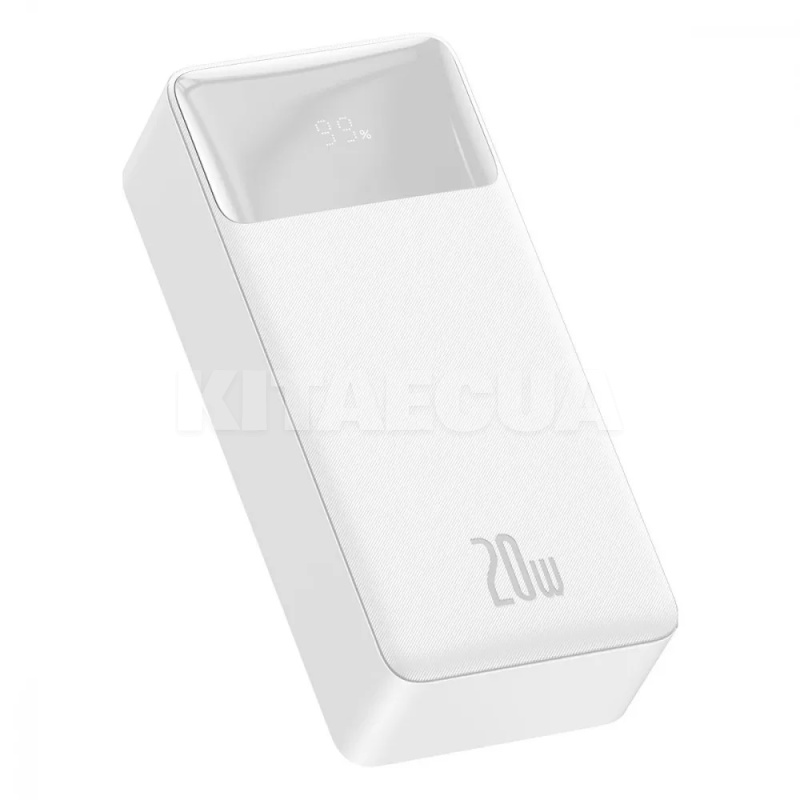 Повербанк Bipow Overseas 30000mAh 20W білий BASEUS (392430003)