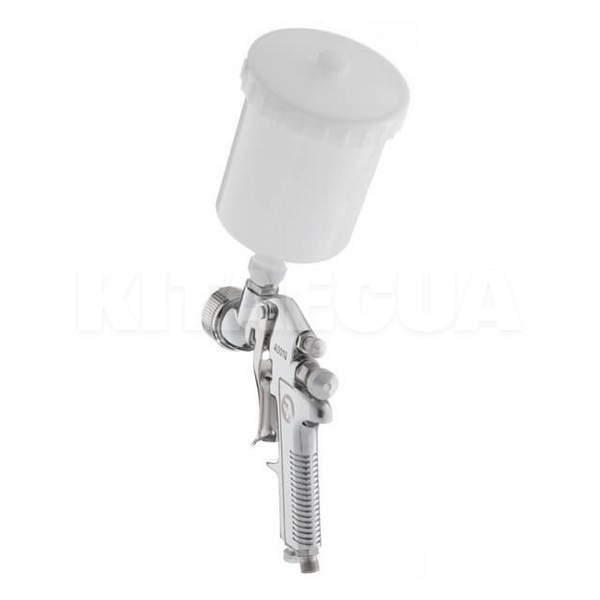 Краскопульт пневматический HP 1.4мм 5 бар бачок 600мл Intertool (PT-0112) - 2