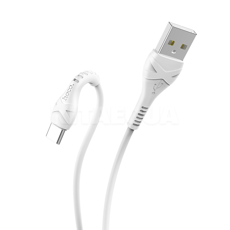 Кабель USB Type-C 3A X37 1м білий HOCO (6931474710512) - 2