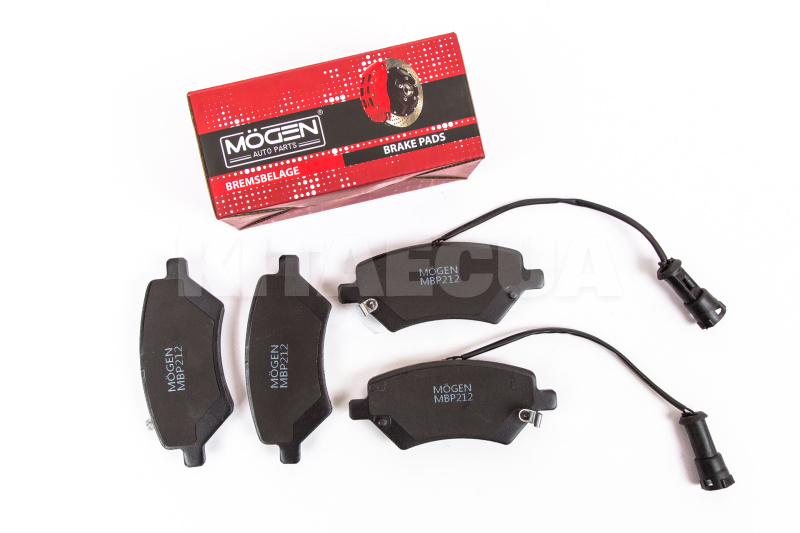 Колодки тормозные передние MOGEN на ZAZ FORZA (A13-3501080) - 3