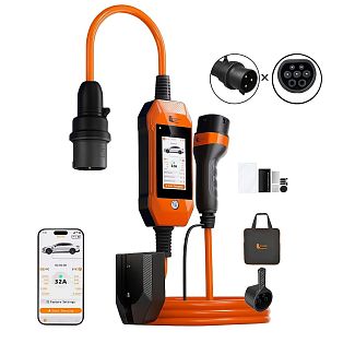 Зарядка для электромобиля Lion EV-Ultra Orange 7.0 кВт Type 2 32A 1-фаза