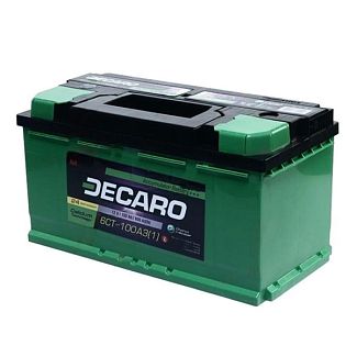 Аккумулятор автомобильный Master 100Ач 840А "+" справа DECARO