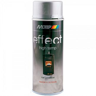 Краска серебристая 400мл высокотемпературная Deco Effect MOTIP