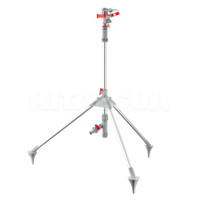 Дощувач пульсуючий з повною/частковою зоною поливу на тринозі Intertool (GE-0068)
