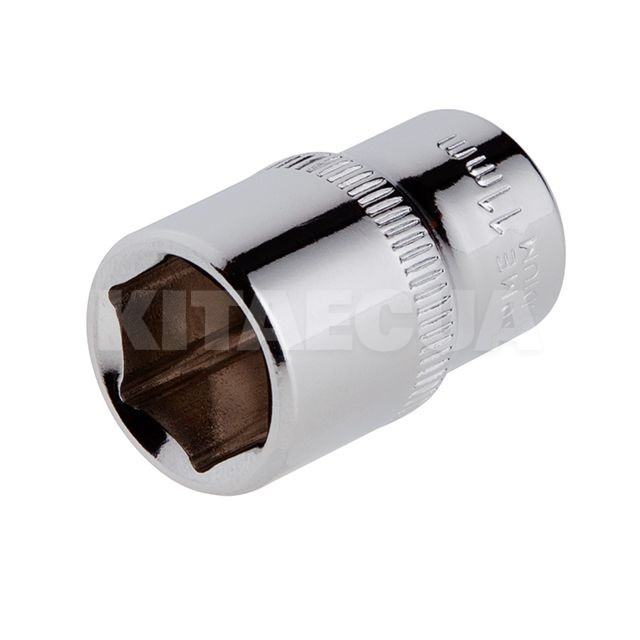 Головка торцева 6-гранна 11мм 1/4" Cr-V Intertool (ET-0441)