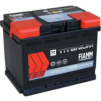 Автомобільний акумулятор Titanium Black 55Ач 480А "+" праворуч FIAMM