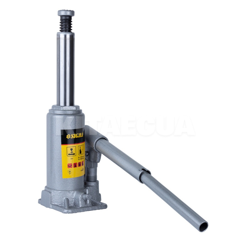 Домкрат гидравлический бутылочный до 3т (175-345мм) Standard SIGMA (6106031) - 2