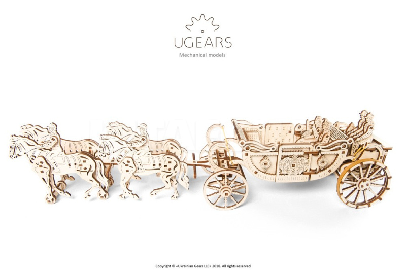 Модель Королівська карета UGEARS (70050)