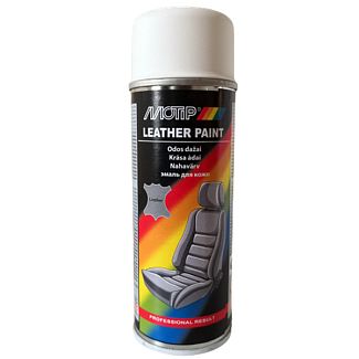 Краска-эмаль для покраски кожи матовая 200мл белая MOTIP