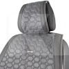 Накидка на передние сиденья серая с подголовником 2 шт. Monte Carlo BELTEX (BX81250)