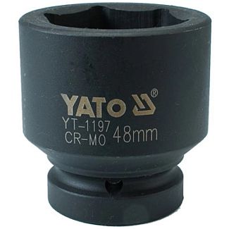 Головка торцевая ударная 6-гранная 48 мм 1" 73 мм YATO