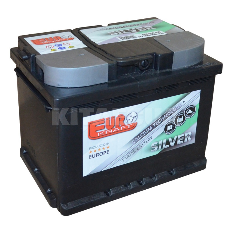 Аккумулятор автомобильный 60Ач 560А "+" справа EUROKRAFT (560 82 04)