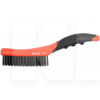 Щітка з металу 4-рядна сталева з пластиковою ручкою YATO (YT-6332)