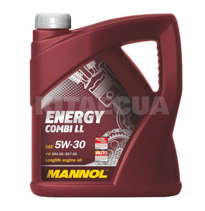 Масло моторное синтетическое 4л 5W-30 Energy Сombi LL Mannol (MN7907-4) - 2