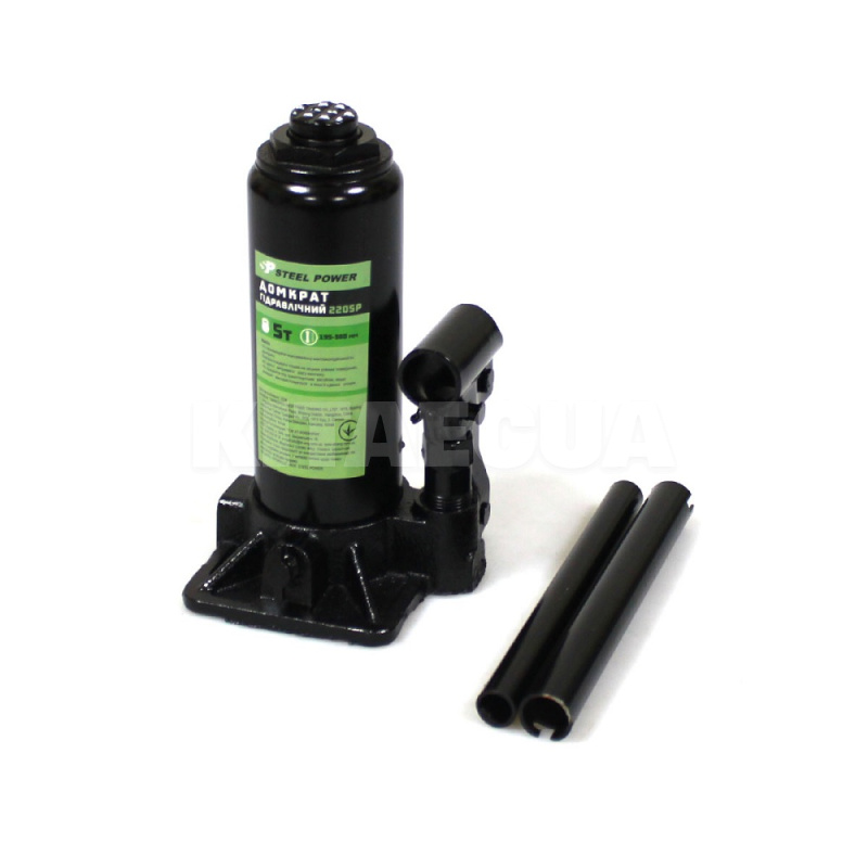 Домкрат гідравлічний пляшковий до 5т (195-380мм) STEEL POWER (SPR 2205P) - 2