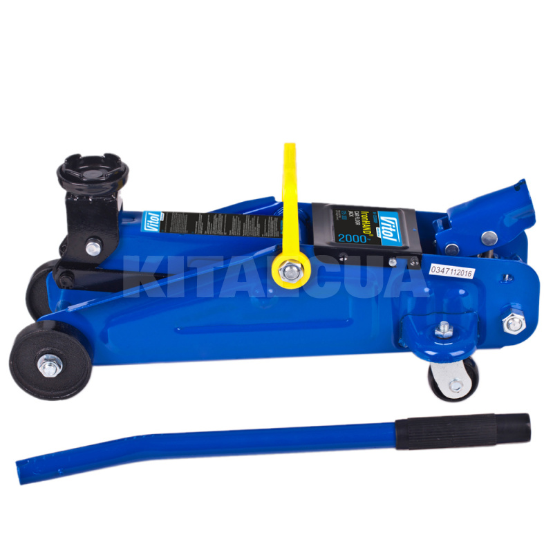 Домкрат гідравлічний підкатний до 2т (125мм-300мм) IronHAND VITOL (IH-125300DP) - 2