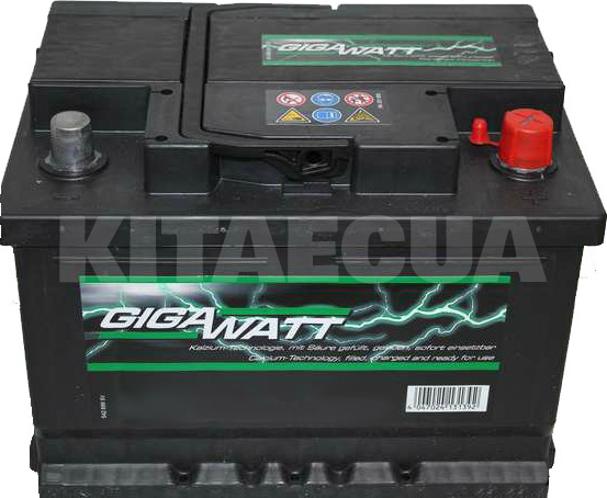 Аккумулятор автомобильный 52Ач 470А "+" справа GIGAWATT (GW 0185755200)
