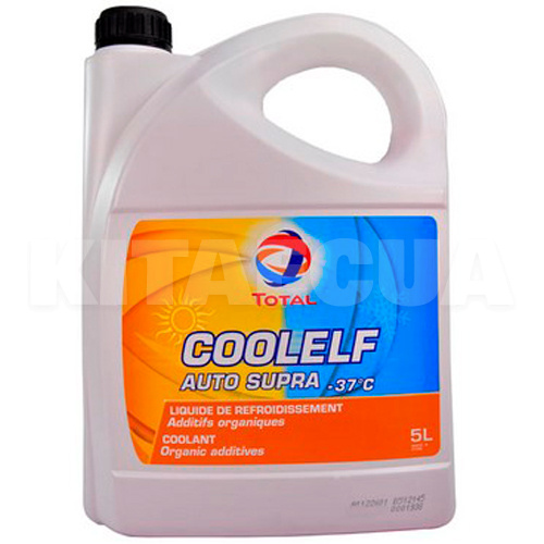 Антифриз розовый 5л G12+ -37ºС COOLELF AUTO SUPRA TOTAL (147989)
