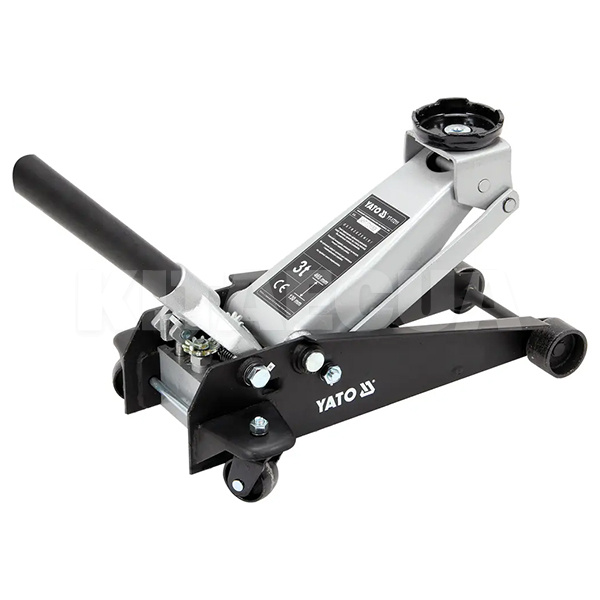 Домкрат гідравлічний підкатний 3т (130мм-465мм) YATO (YT-17211)
