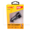 Зарядне для портативних пристроїв USB - Type C чорний 3A VOIN (C-45205Q-VOIN)