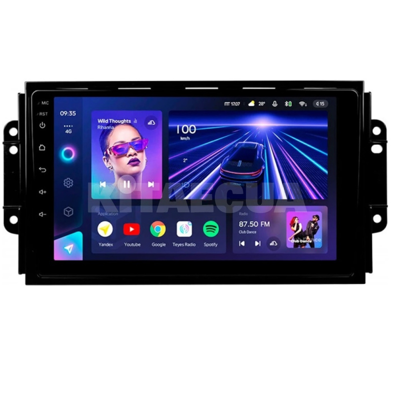 Штатна магнітола CC3L 4+64 Gb 9" Chery Tiggo 3 2016-2018 Teyes (51594)