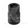 Головка ударна 6-гранна 15 мм 1/2" HOGERT (HT4R065)