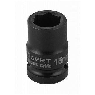Головка ударна 6-гранна 15 мм 1/2" HOGERT