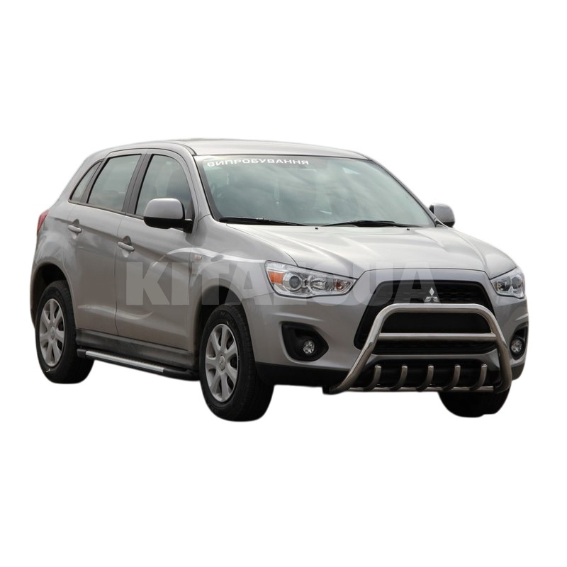 Кенгурятник WT003 Mitsubishi ASX 2010-2023 нержавеющая сталь CAN (dd14928) - 4