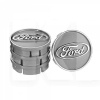 Заглушка колесного диска Ford 60x55 черный ABS пластик 4шт. VITOL (50040)