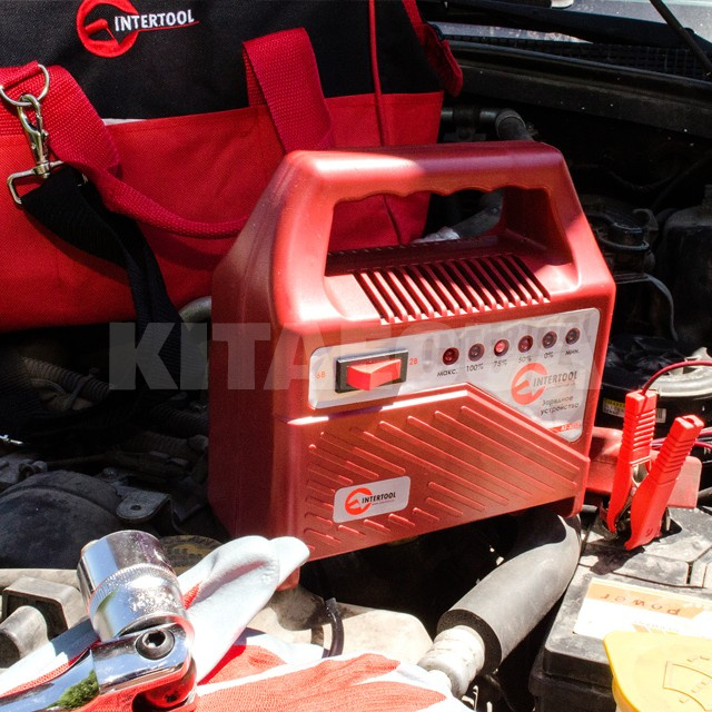 Зарядное устройство для аккумулятора 6В/12В 4.2А трансформаторное Intertool (AT-3012) - 2