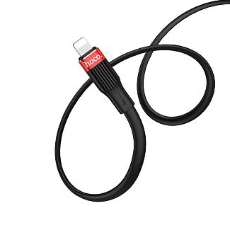 Кабель USB - Lightning 2.4A U72 Forest 1.2м черный HOCO