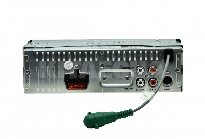 Автомагнитола 1DIN монохромный дисплей съёмная панель синей подсветкой AKAI (CA-8388 М3) - 2
