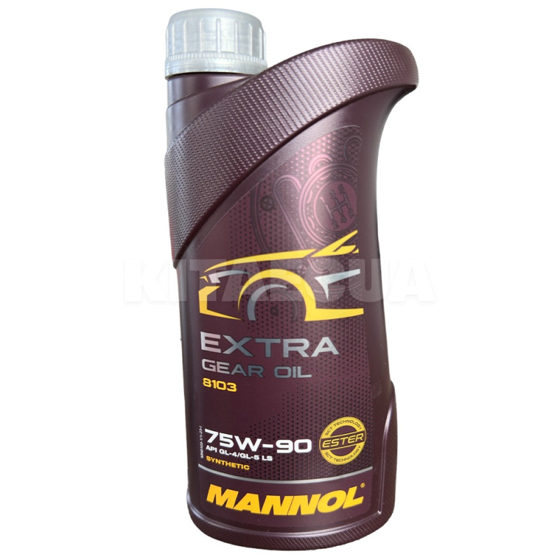 Масло трансмиссионное Extra Getriebeoel 1л 75W-90 синтетическое Mannol (MN8103-1)
