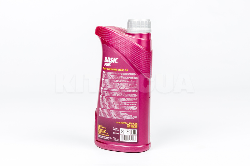 Масло трансмісійне синтетичне 1л 75W-90 BASIC Plus GL-4 Mannol (MAN75W90GL4-1) - 3