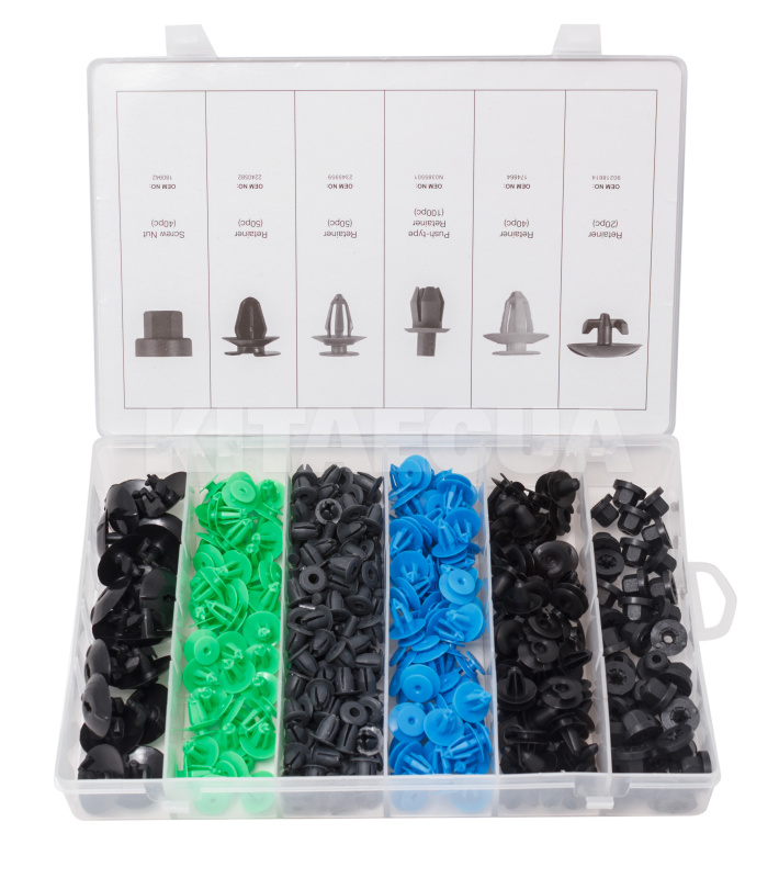 Набор клипс 300 предметов (VAUXHALL/OPEL) Forsage (F-01Z0240)