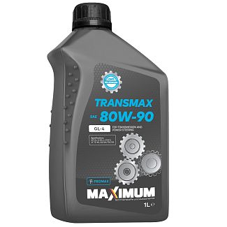 Масло трансмісійне мінеральне 1л 80W-90 Trans Max GL-4 MAXIMUM