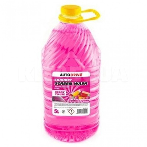 Омивач літній 5л "бабл-гам" Summer Screen Wash Bubble Gum Auto Drive (AD0134)