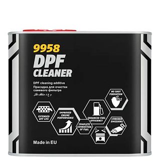 Присадка в дизельне паливо для очищення фільтра сажового 400мл DPF Cleaner Mannol